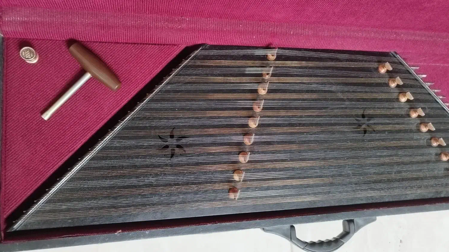 سنتور سل کوک 9خرک چوب گردو تیره|سازهای سنتی|اصفهان, قائمیه|دیوار