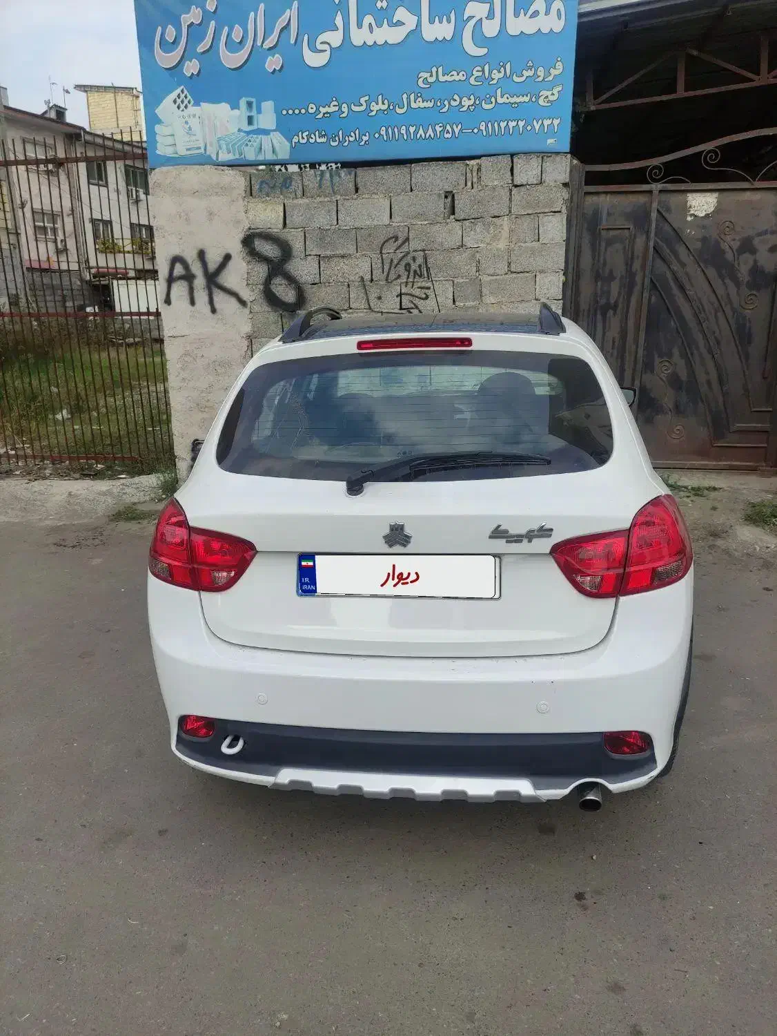 کویک ار سفید مشکی پهلوان احمدی|خودرو سواری و وانت|رشت, باهنر|دیوار