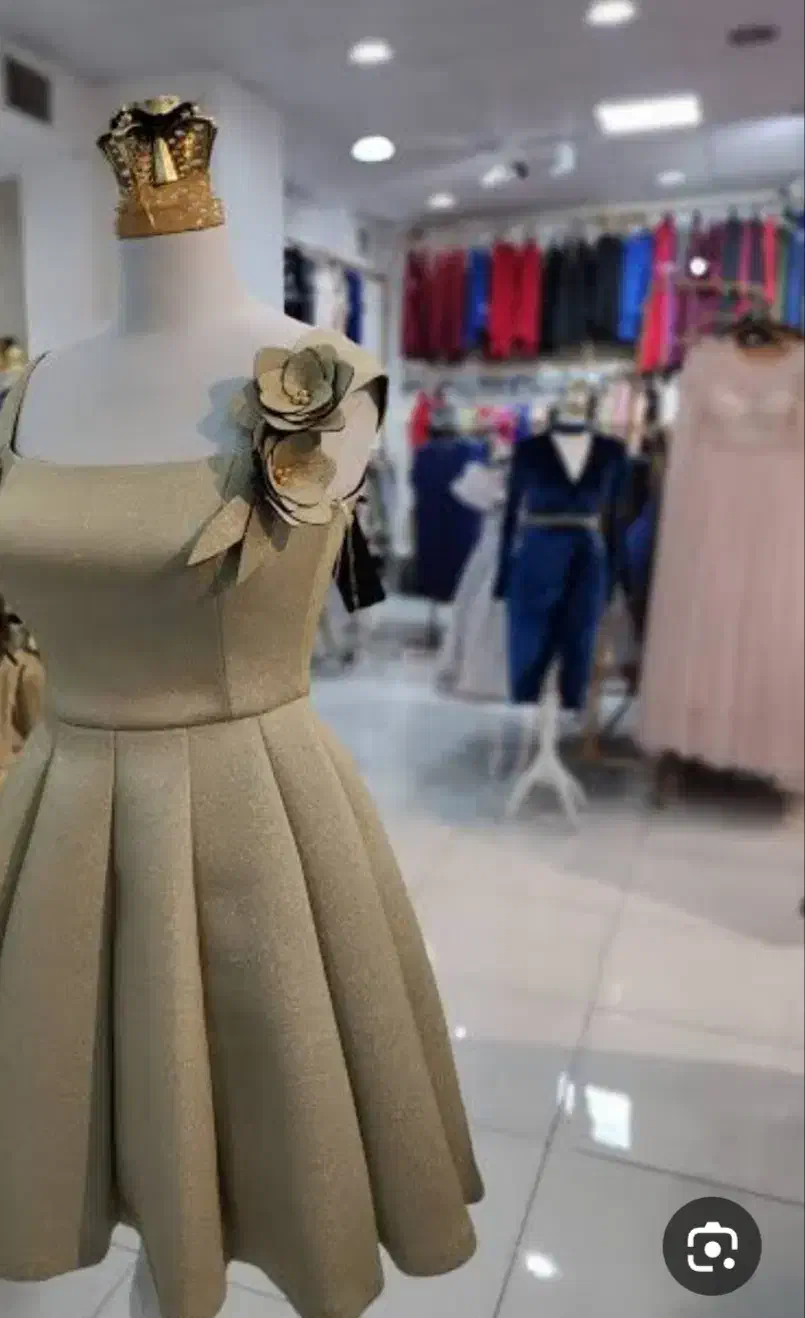 لباس مجلسی عروسکی|لباس|پاکدشت, پارچین|دیوار