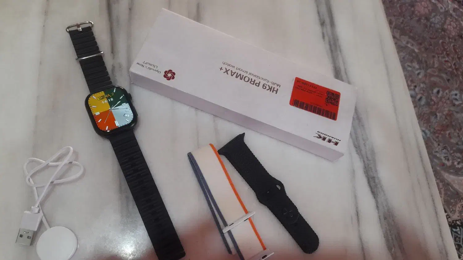 ساعت هوشمند ورزشی مدل Hk9پرومکس پلاس|ساعت|نور, |دیوار