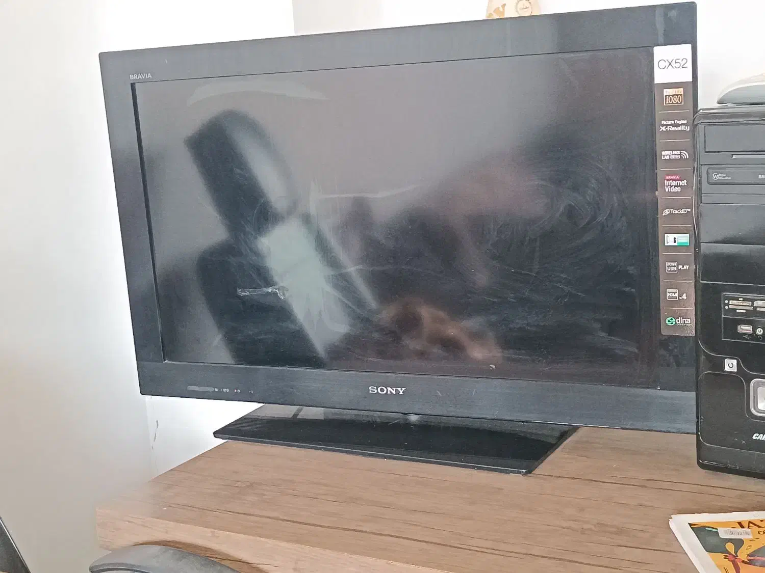 تلویزیون سونی ال سی دی شکسته|تلویزیون و پروژکتور|اصفهان, فروردین|دیوار