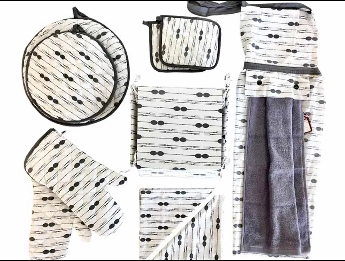 سرویس آشپزخانه ۱۰ تکه طوسی لایکو نو مناسب جهیزیه|سفره، حوله، دستمال آشپزخانه|تهران, سعادت‌آباد|دیوار