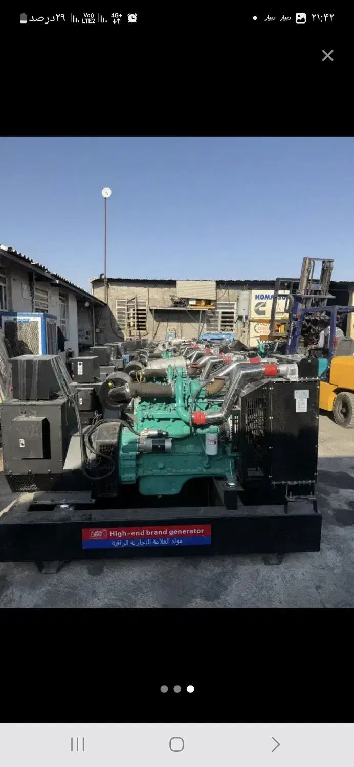 ژنراتور برق کمنز ۱۵۰کاوا خشک(موتور برق)|ماشینآلات صنعتی|سیب و سوران, |دیوار