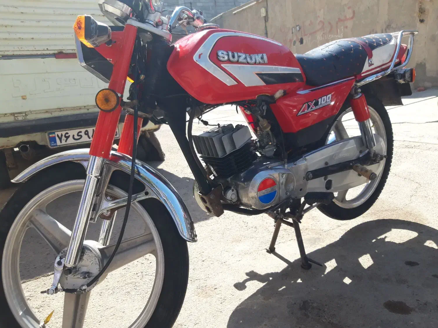 سوزوکی AX100وA100 استارتی 76 کلکسیونی|موتورسیکلت|تبریز, |دیوار