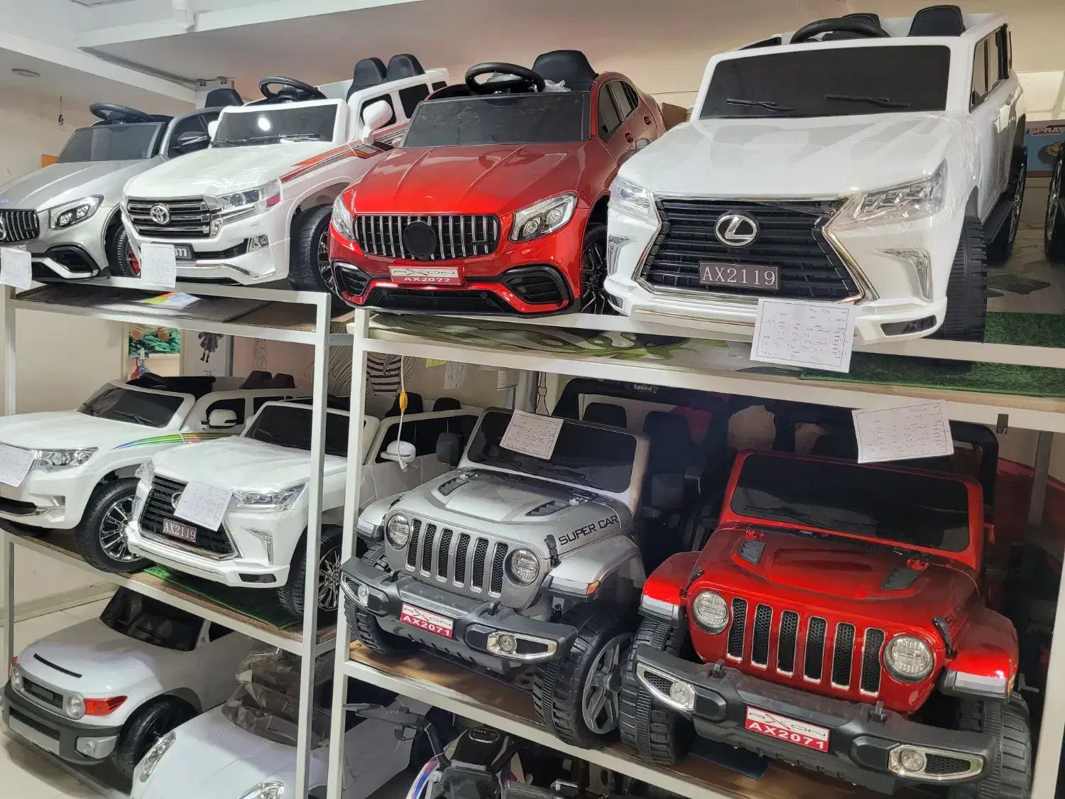 پخش ماشین شارژی موتور شارژی ۴موتوره ولیعصر اقساطی|اسباببازی|ابهر, |دیوار