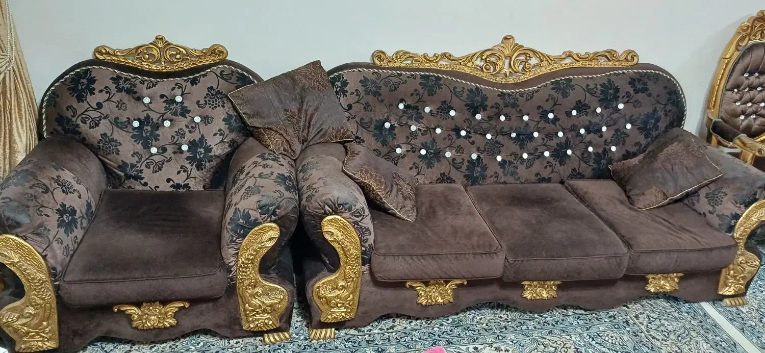 مبل کلاسیک ۷نفره|مبلمان خانگی و میز عسلی|اهواز, پادادشهر|دیوار