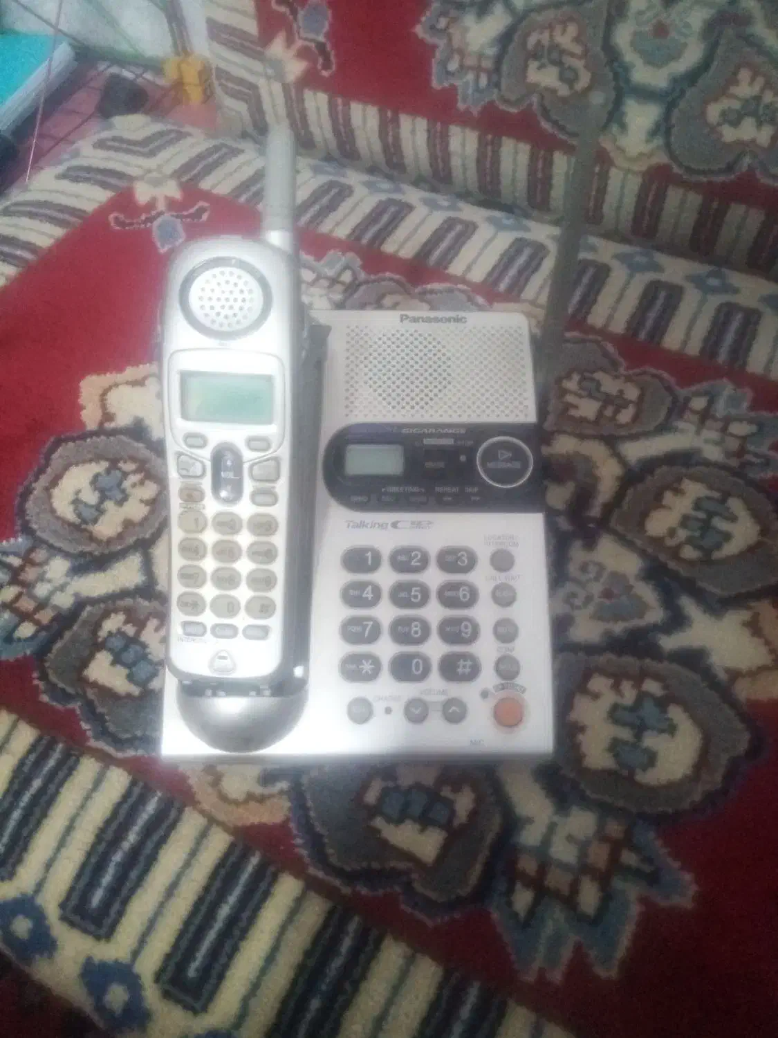 تلفن بیسیم پانوسنیک در حد نو|تلفن رومیزی|شاهینشهر, خانه کارگر|دیوار