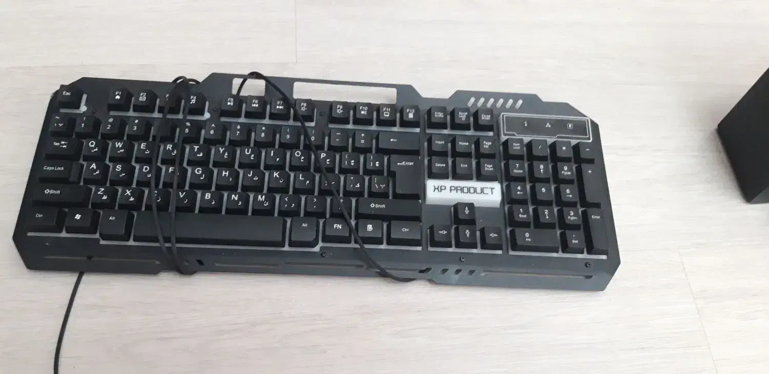 باند کامپیوتر و کیبورد چراغ دار در حد نو|قطعات و لوازم جانبی رایانه|اردبیل, |دیوار