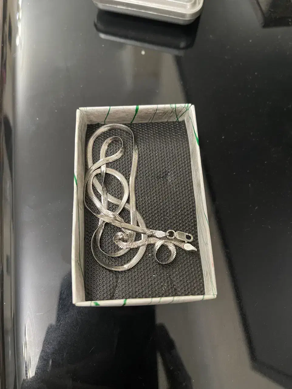 گردنبند نقره هرینگبون ایتالیا|جواهرات|رشت, معلم|دیوار