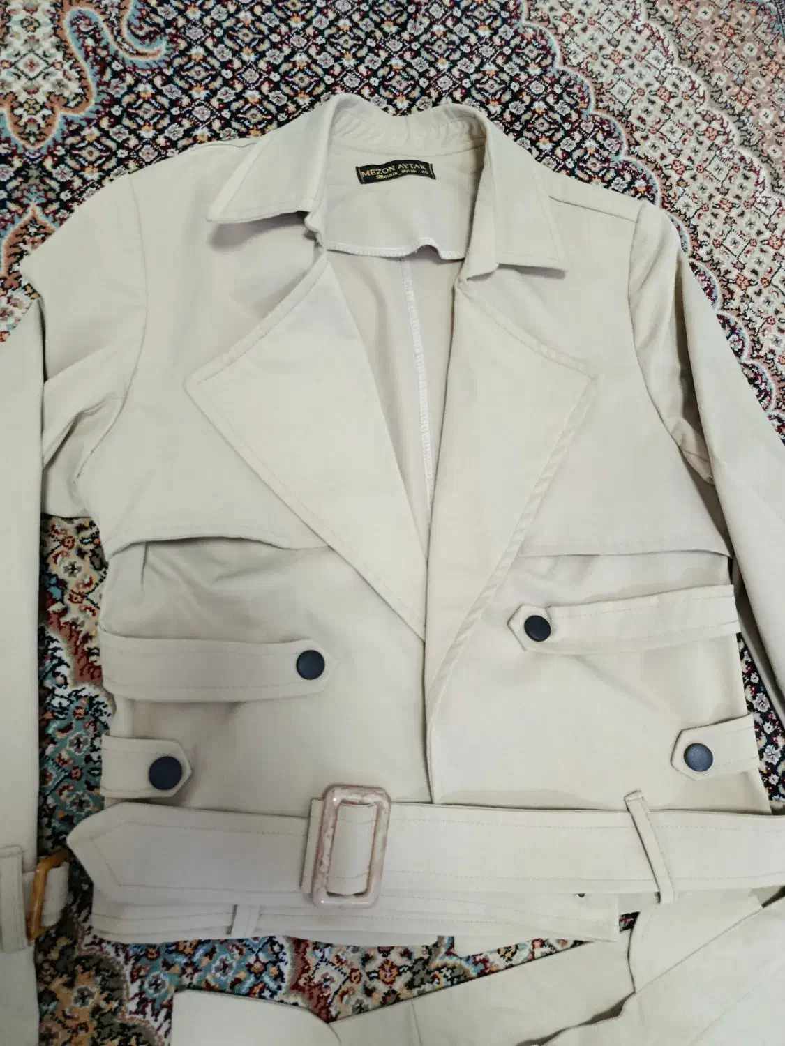 کت و شلوار کتان پاییزی سایز ۴۴،۴۶ کاملا سالم و نو|لباس|ارومیه, |دیوار