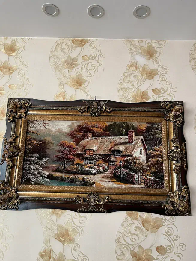 تابلو فرش ماشینی و میز tv|تابلو فرش|زنجان, |دیوار