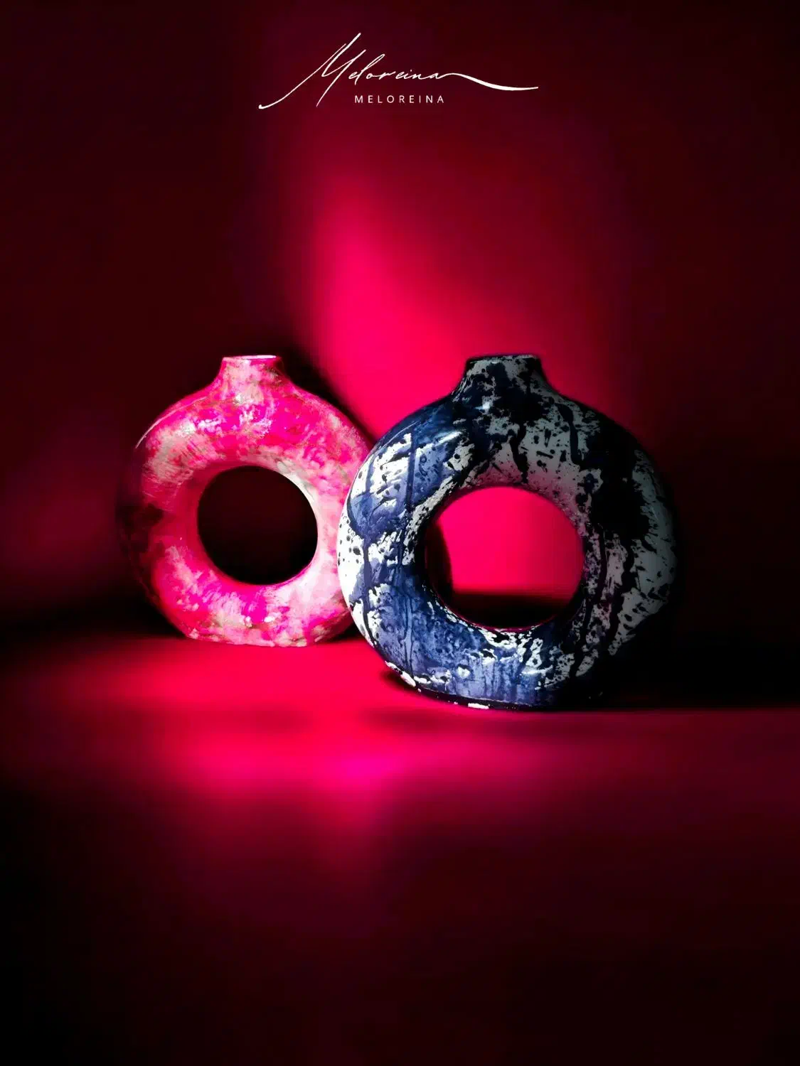 گلدان های دوناتی باطراحی های منحصر به فرد کاستوم|مجسمه، تندیس، ماکت|لاهیجان, شیخ زاهد|دیوار