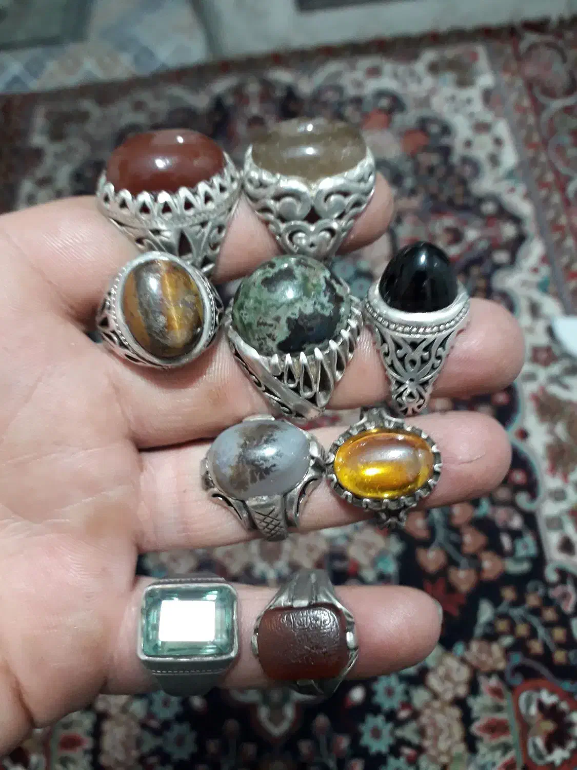 انگشترهای دست ساز نیم دستسازسلام|جواهرات|چهاردانگه (تهران), |دیوار