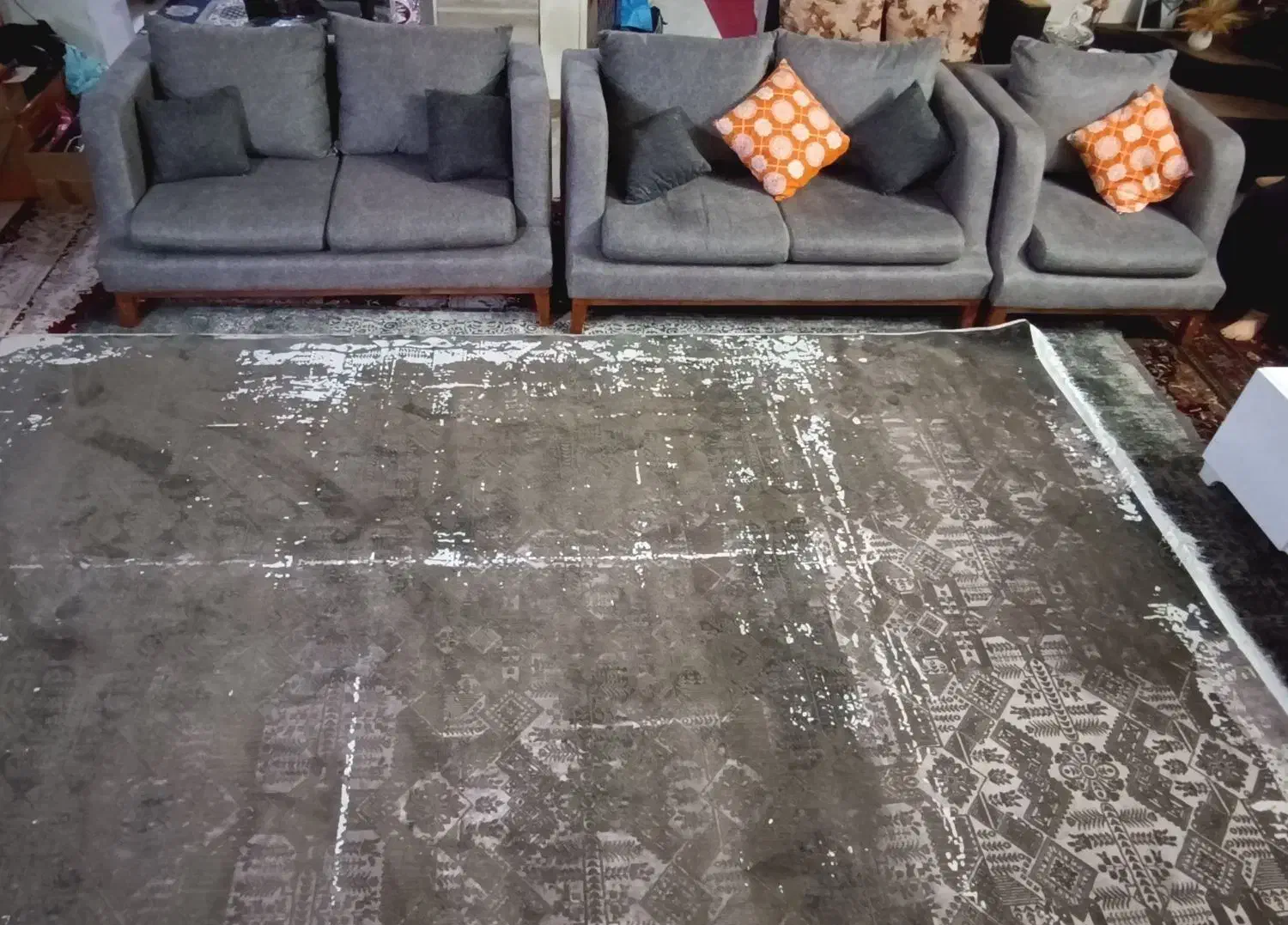 مبل ۵ نفره نونو|مبلمان خانگی و میز عسلی|قرچک, قشلاق جیتو|دیوار