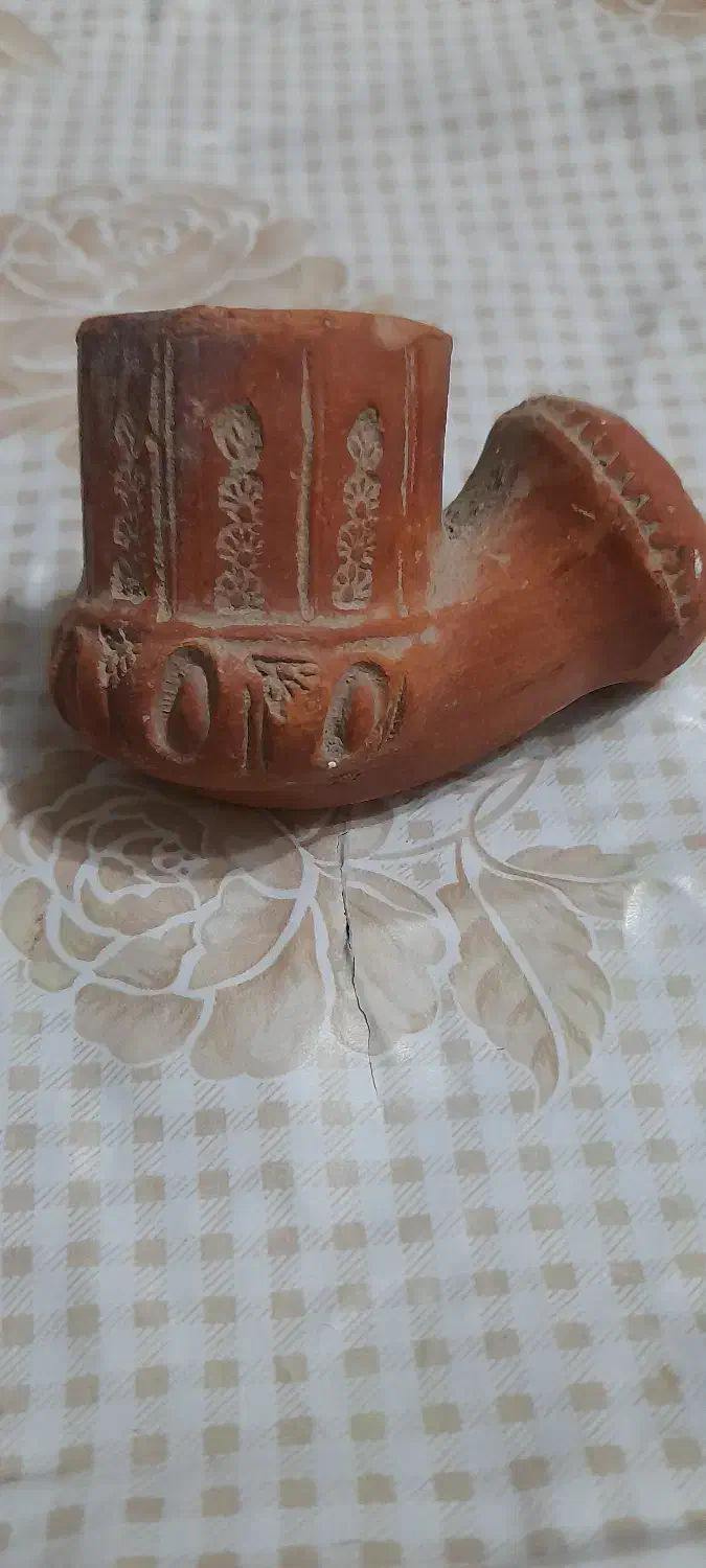 چپق عتیقه دوره قاجار قدمت دار|کلکسیون اشیاء عتیقه|تبریز, |دیوار