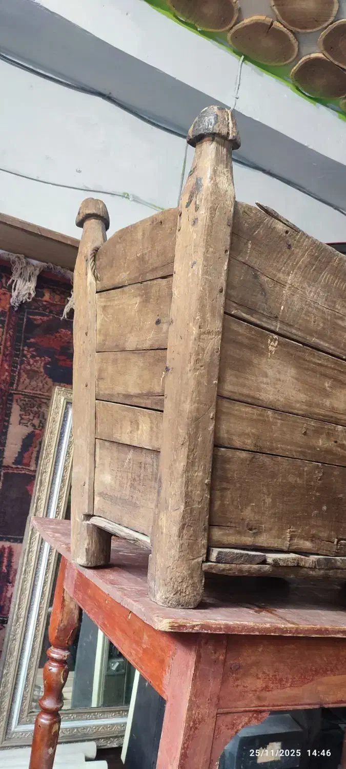 یک جفت گاله چوبی عتیقه ارسال ازاصفهان|کلکسیون اشیاء عتیقه|تهران, امام حسین|دیوار