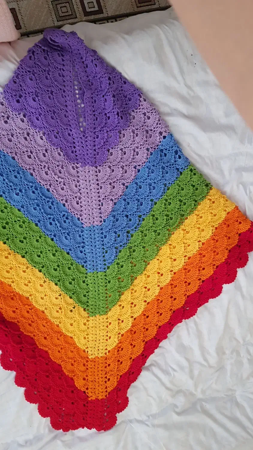 شال دست باف استفاده نشده|لباس|تهران, چیتگر شمالی|دیوار