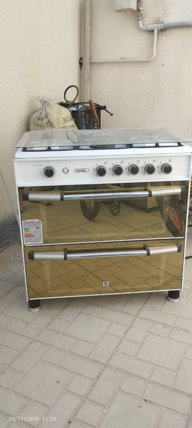 گاز ۵ شعله طرح فر|اجاق گاز و لوازم برقی پخت‌وپز|ساوه, |دیوار