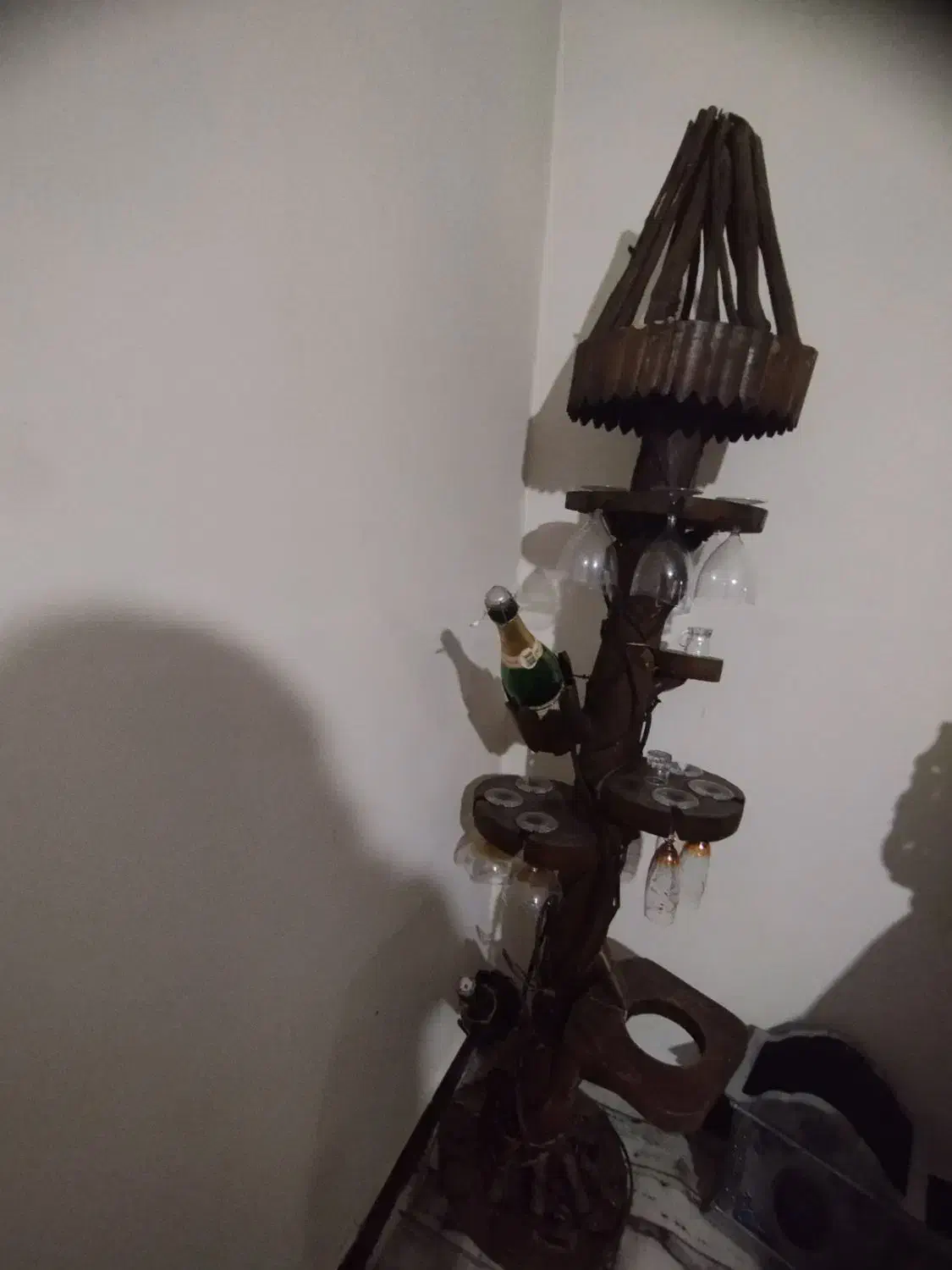 میز بار تزیینی و جای جام|بوفه، ویترین، کنسول|ملایر, |دیوار