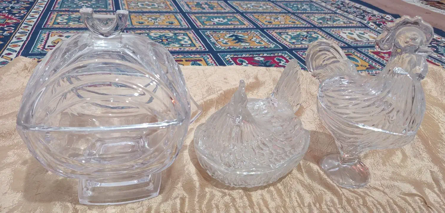 شکلات خوری کریستال|ظروف سرو و پذیرایی|فولادشهر, A2|دیوار