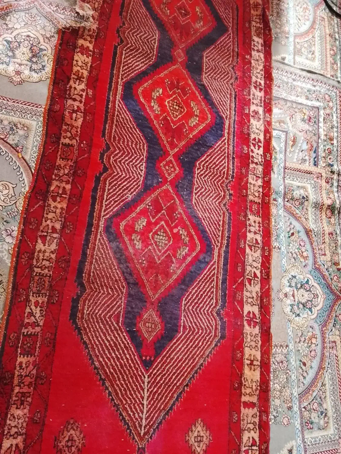 قالی دستی|فرش|بافق, |دیوار