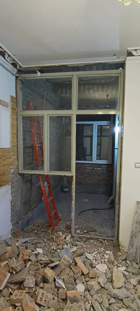 یک عدپنجره ودرب،گلخانه|مصالح و تجهیزات ساختمان|نقده, |دیوار