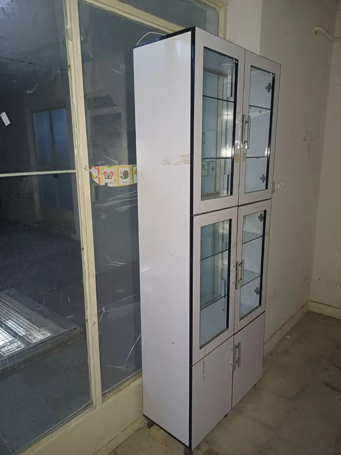 فروش ویترین قفسه و کمد ام دی اف|بوفه، ویترین، کنسول|نیریز, |دیوار