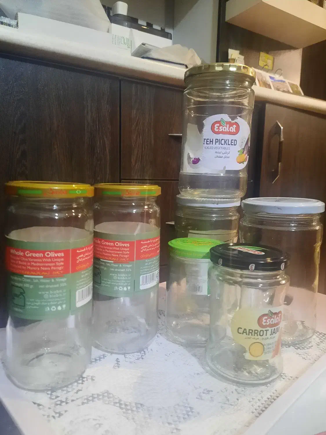 شیشه مربا|ظروف نگهدارنده، پلاستیکی، یکبارمصرف|اصفهان, ملکشهر|دیوار