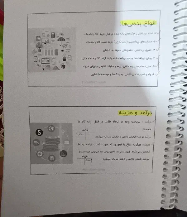 جزوه های حسابداری مخصوص بازارکار و استخدامی|کتاب و مجله آموزشی|قزوین, |دیوار