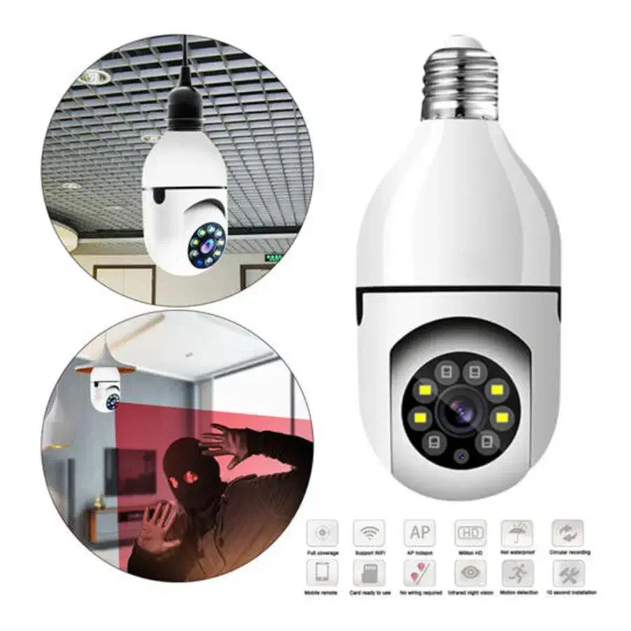 دوربین لامپی چرخشی|دوربین مداربسته|زابل, |دیوار