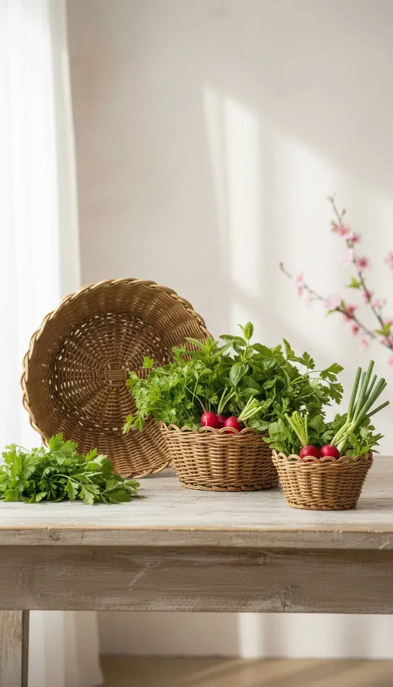 سبد سبزی|ظروف نگهدارنده، پلاستیکی، یک‌بارمصرف|مرند, |دیوار