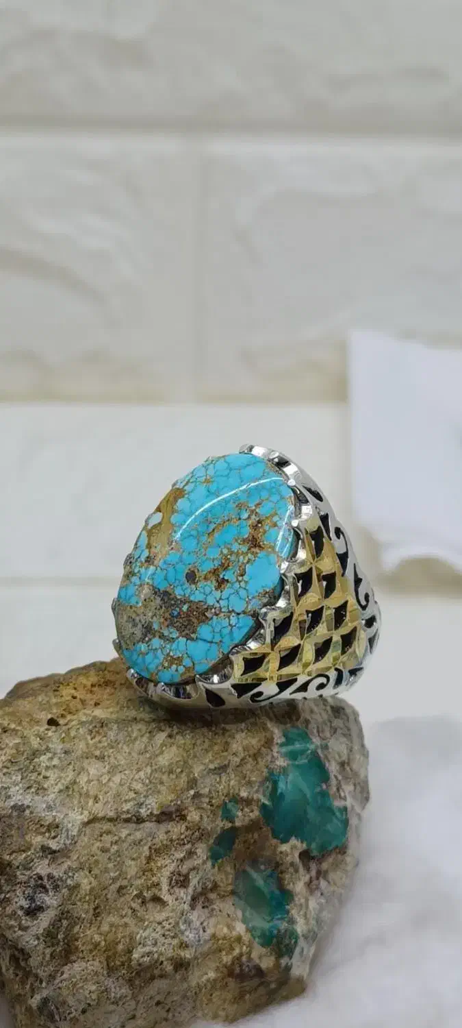 انگشترهای دستساز کلکسیونی و فاخر فیروزه،عقیق یمن|بدلیجات|لنجان, |دیوار