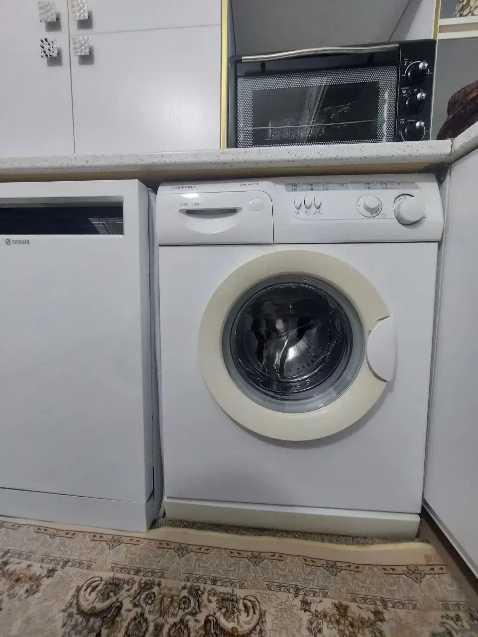 لباسشویی|ماشین لباسشویی و خشک‌کن لباس|لالجین, |دیوار