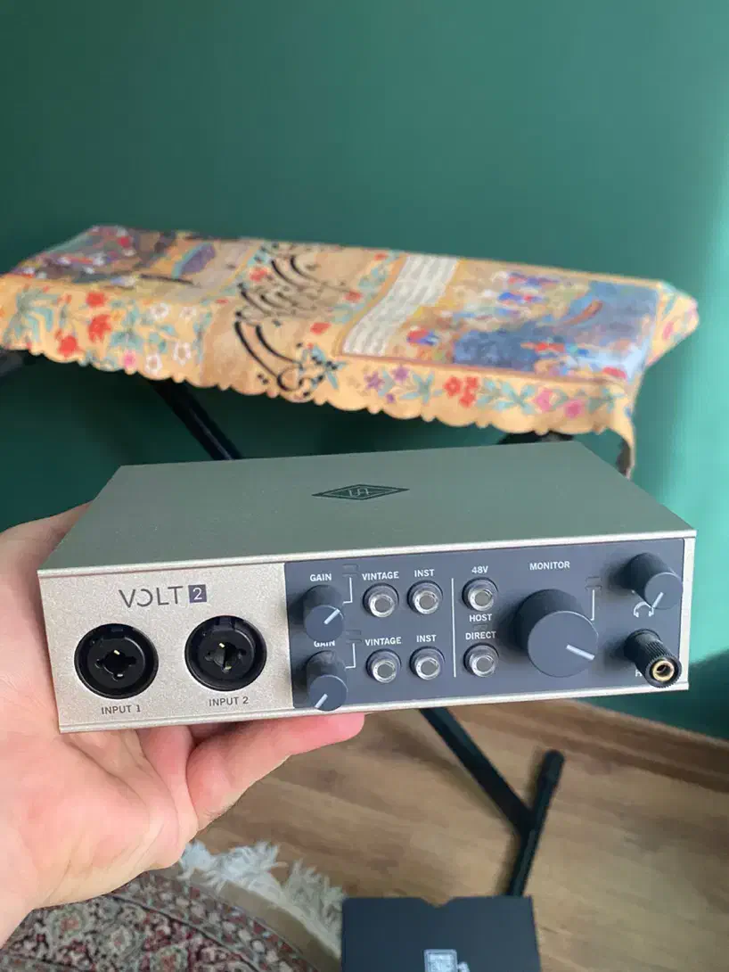کارت صدا universal audio volt 2 کاملا نو|آلات موسیقی|تهران, اکباتان|دیوار