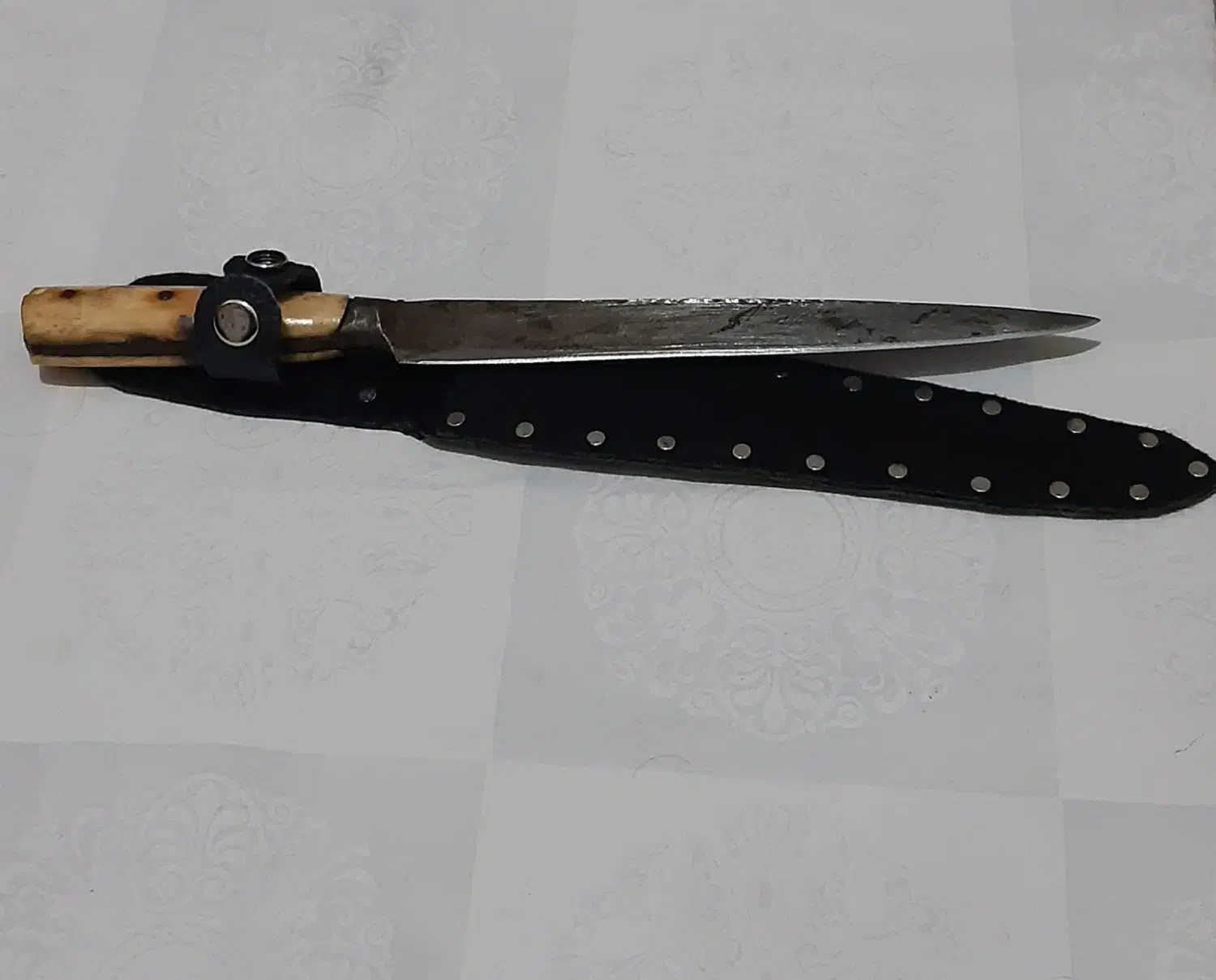 چاقوی چلی ساز وسمی عتیقه قدیمی|کلکسیون اشیاء عتیقه|آزادشهر, |دیوار