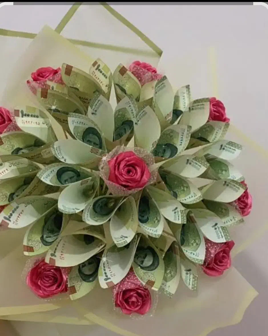 گل روبانی وپول آرایی.|گل مصنوعی|رشت, باهنر|دیوار