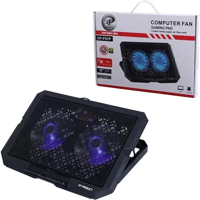 کولپد ۲ فن خنک کننده لپ تاپ cooling pad پایه فلزی|قطعات و لوازم جانبی رایانه|تهران, میدان ولیعصر|دیوار