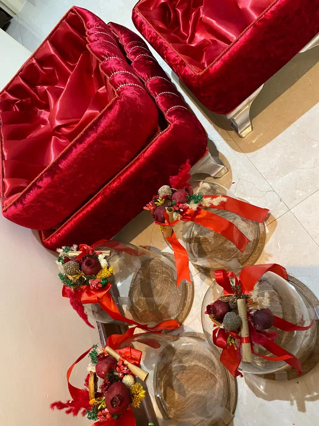 طبق یلدایی عروس|صنایع دستی و سایر لوازم تزئینی|تهران, بلوار کشاورز|دیوار