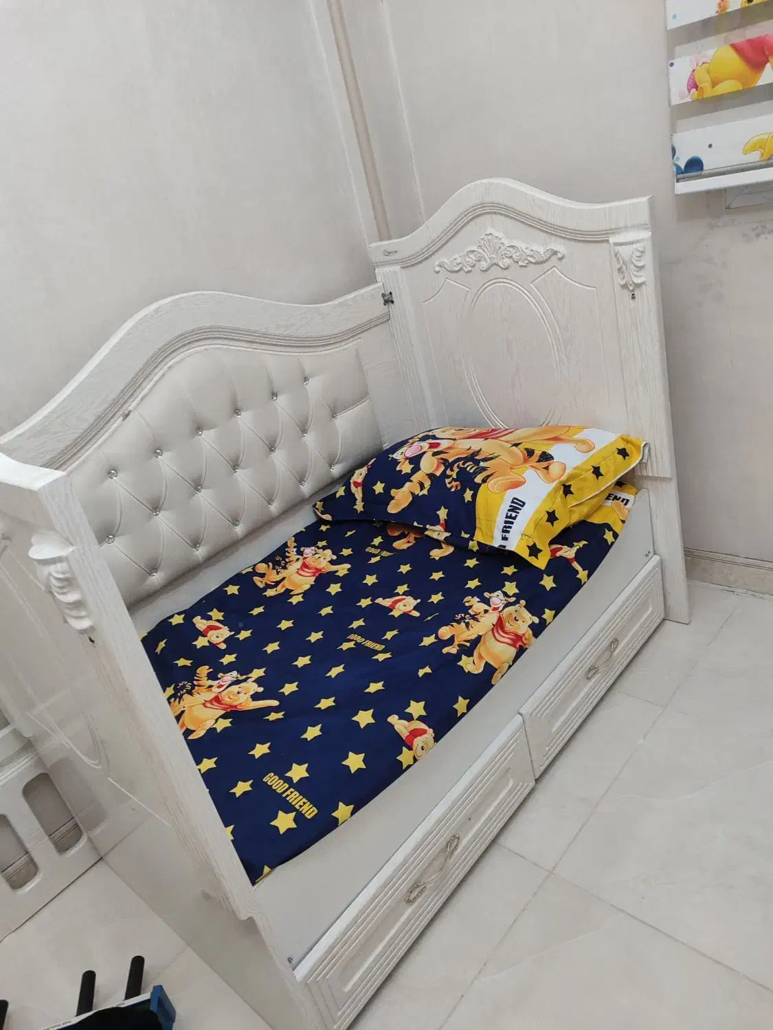 تخت کودک|تخت و سرویس خواب|شهر ری, دولت‌آباد|دیوار