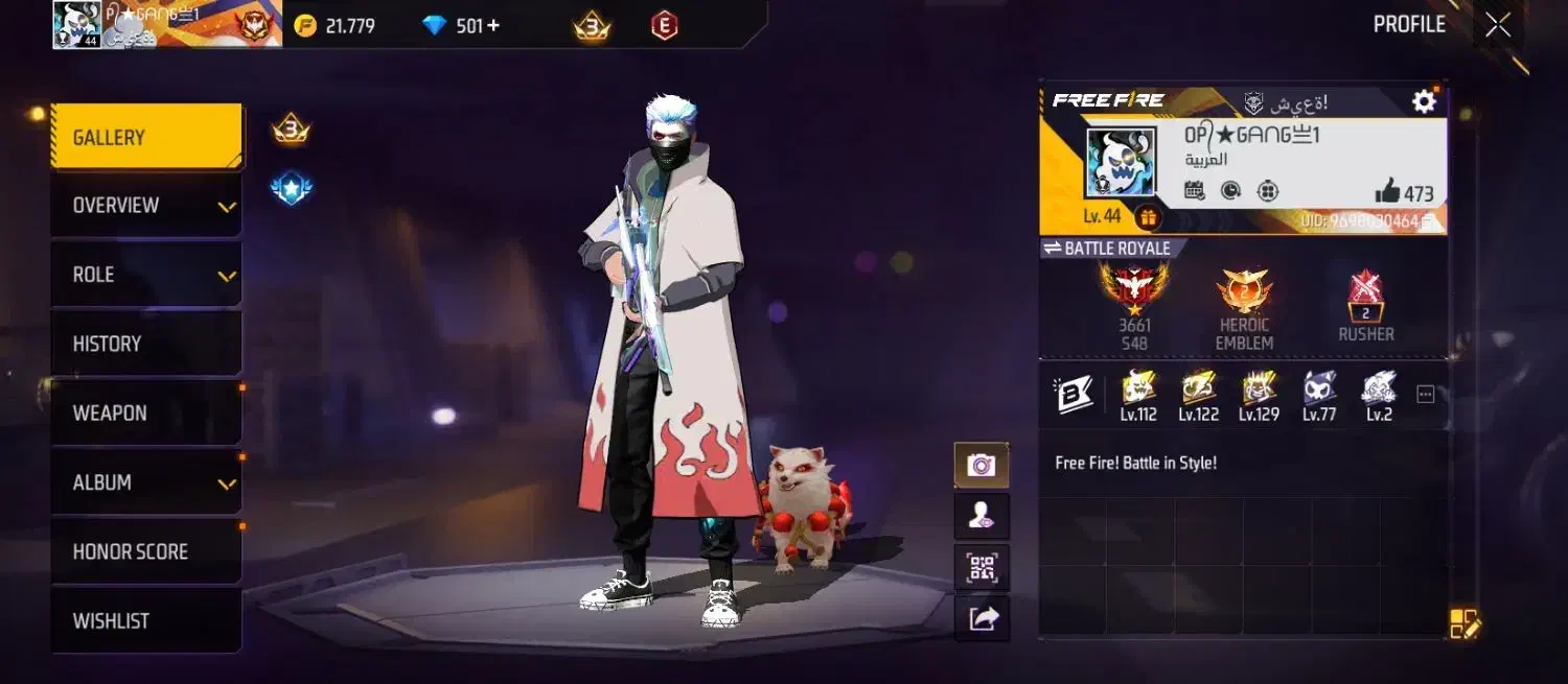 اکانت فری فایر|کنسول، بازی ویدئویی و آنلاین|لردگان, |دیوار