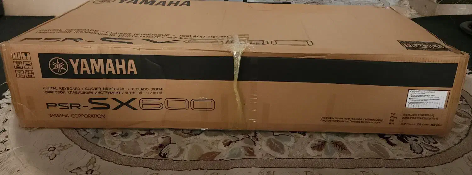 ارگ/کیبورد حرفه ای یاماها Yamaha PSR-SX600|پیانو، کیبورد، آکاردئون|شیراز, شهرک استقلال|دیوار