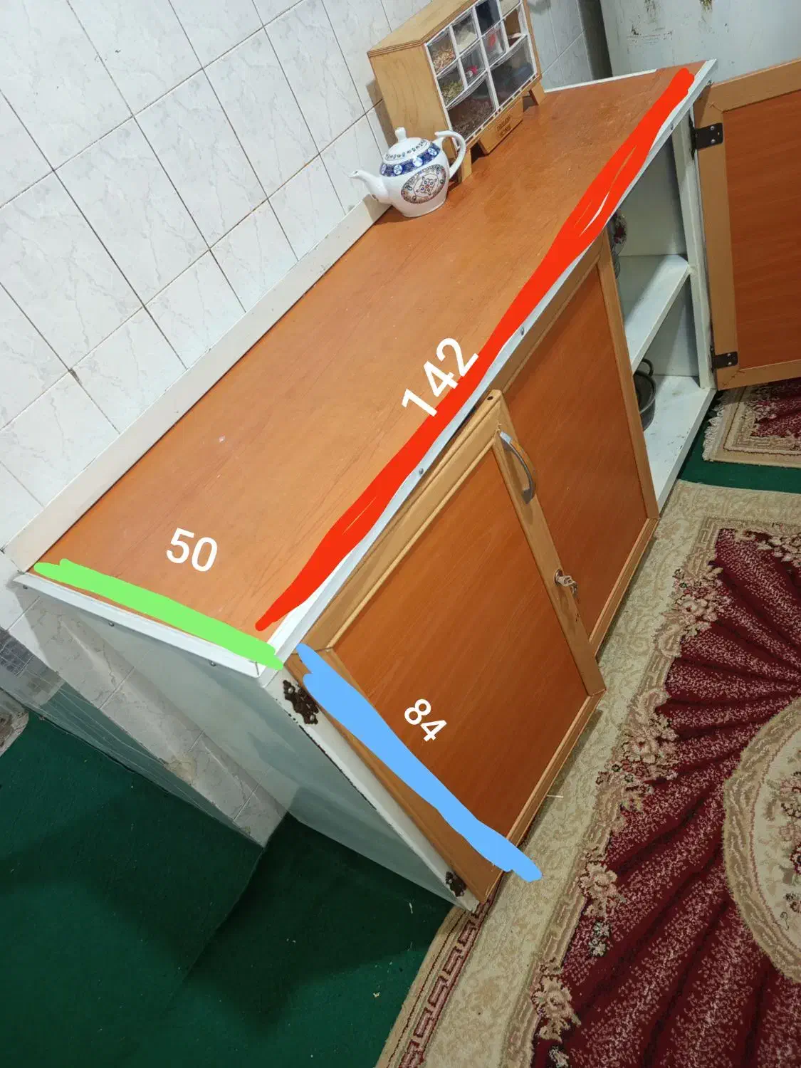 کابینت آشپز خانه|مصالح و تجهیزات ساختمان|قم, کلهری|دیوار
