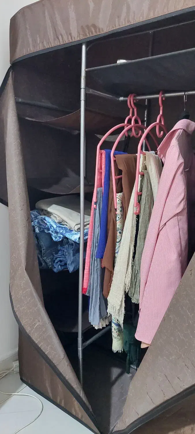 کمد لباس برزنتی اسکلت فلزی|جاکفشی، کمد، دراور|جم, |دیوار