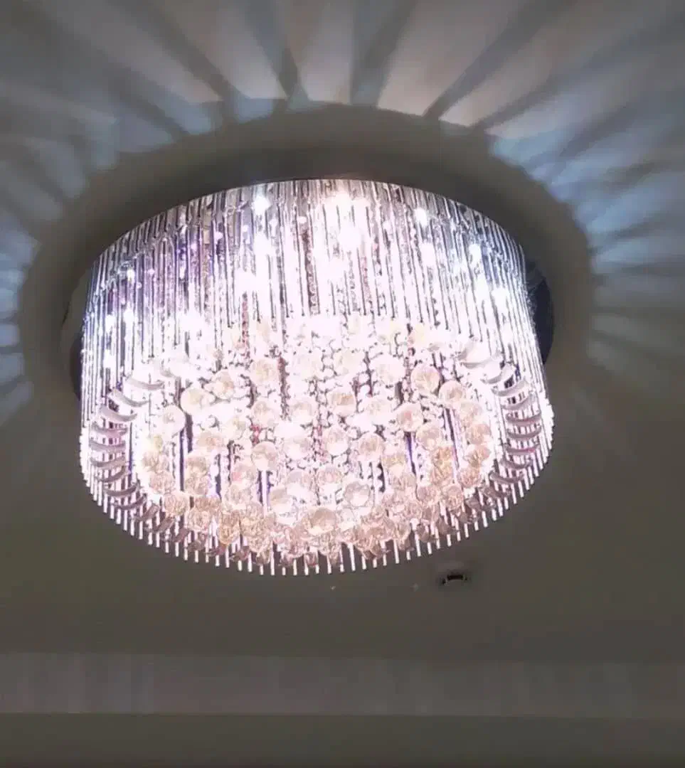 لوستر سقفی کریستالی لوکس|لوستر و چراغ آویز|تهران, نیروی هوایی (پیروزی)|دیوار