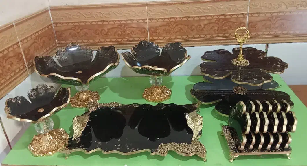 سرویس رزینی|ظروف سرو و پذیرایی|خرمشهر, |دیوار