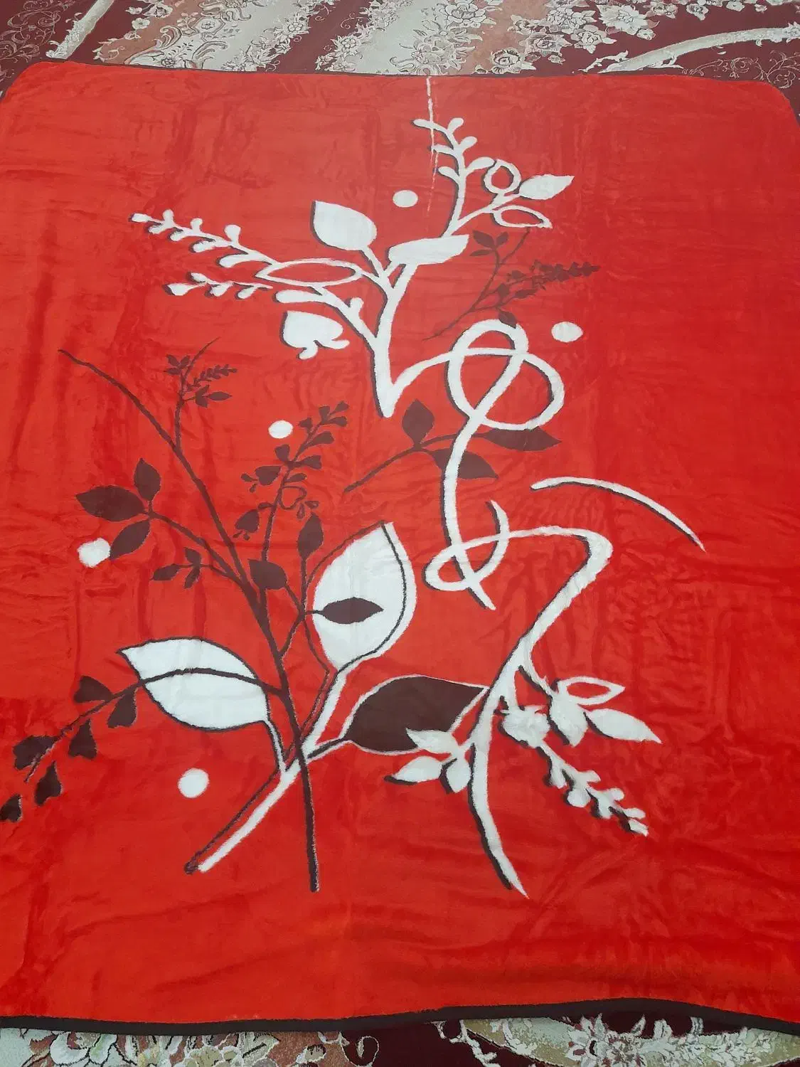 پتوگلبافت دونفره|رختخواب، بالش، پتو|آبدانان, |دیوار