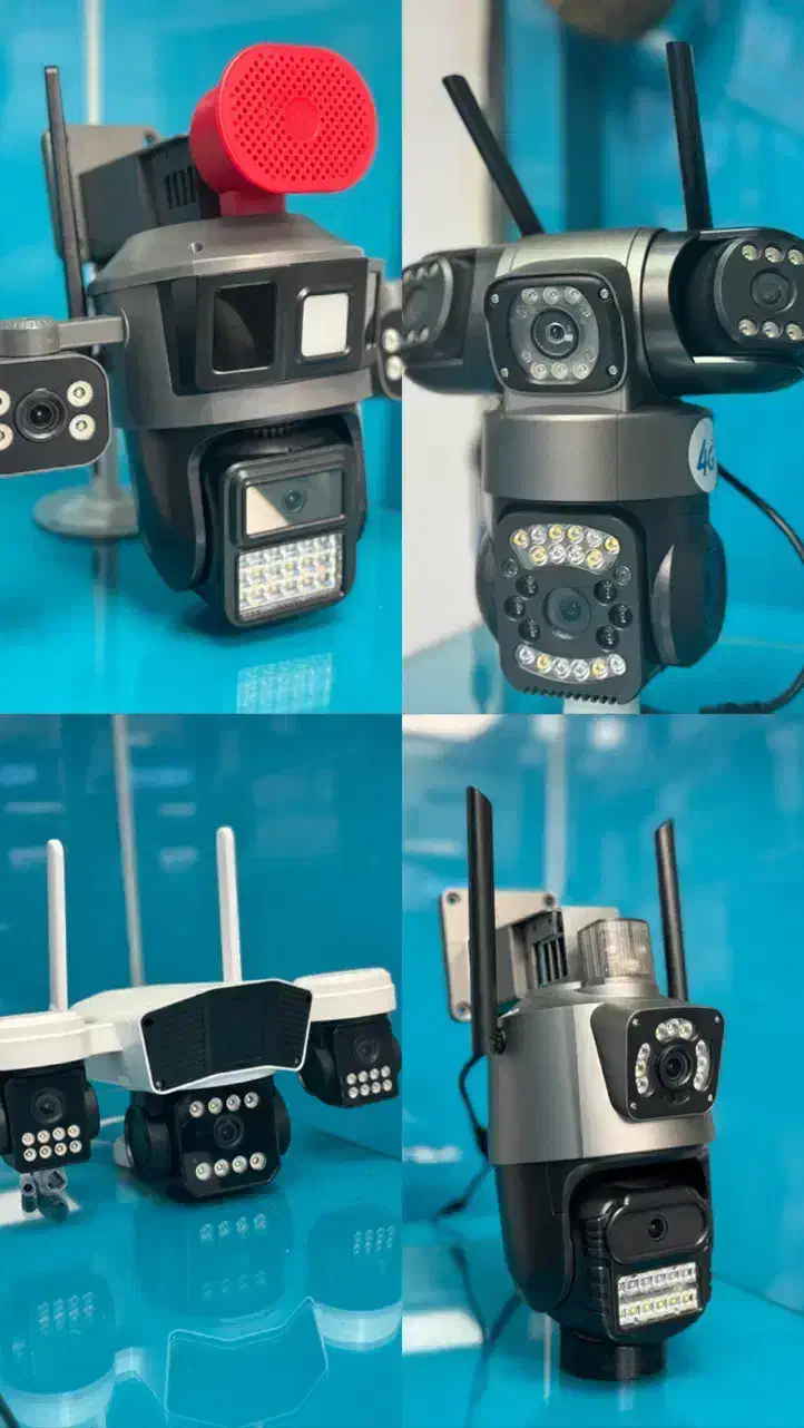 دوربین مداربسته سیمکارتی چرخشی چندلنز بدون دستگاه|دوربین مداربسته|قم, زنبیل آباد|دیوار