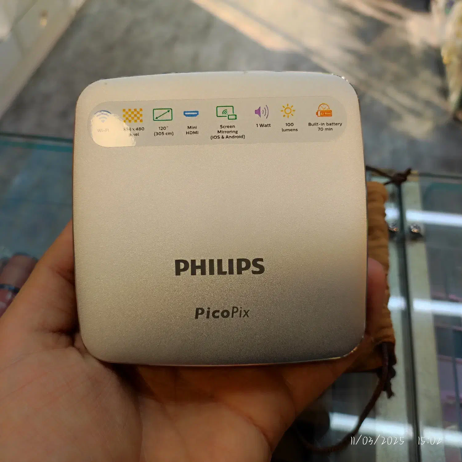 ویدئو پروژکتور جیبی پیکوپیکس فیلیپس (PPX5110)|تلویزیون و پروژکتور|تهران, قنات‌کوثر|دیوار