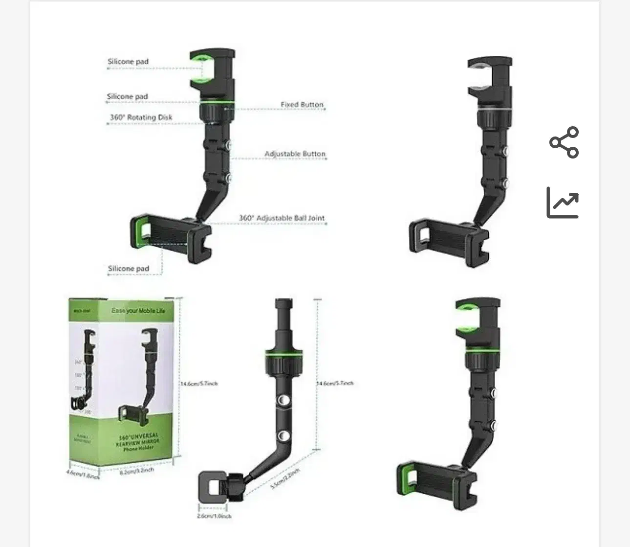 هولدر موبایل اینه ای|لوازم جانبی موبایل و تبلت|تهران, مدائن|دیوار