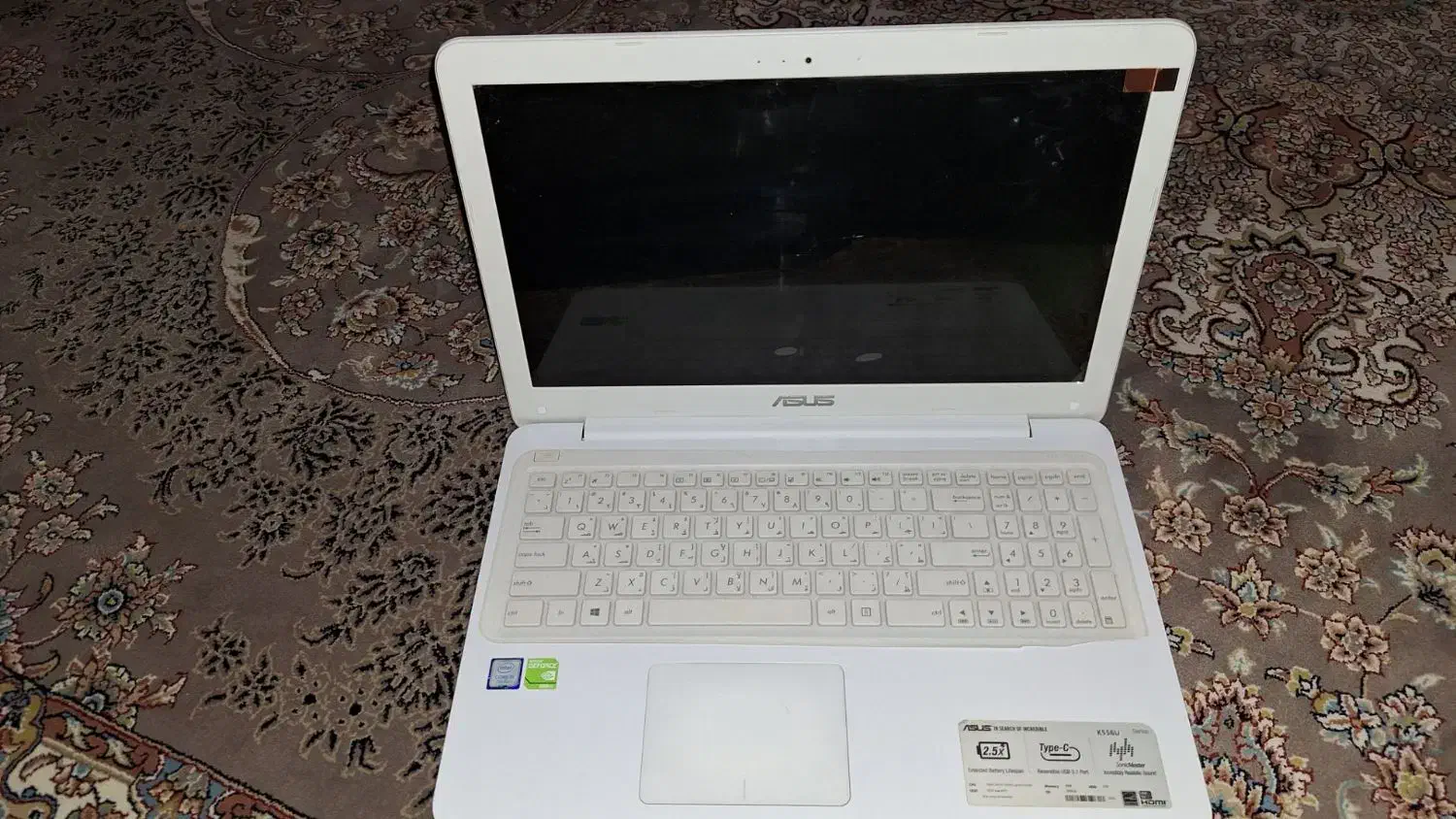 لپتاپ ایسوس درحد نو|رایانه همراه|کرج, خرمدشت|دیوار